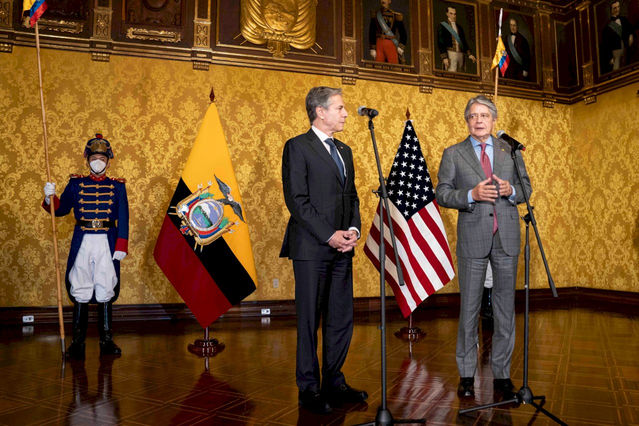 民主之旅 布林肯：厄瓜多保證尊重人權
