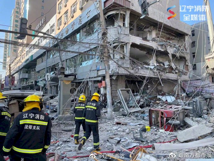 街道幾炸成廢墟! 瀋陽一餐廳大爆炸 已知3死30多傷