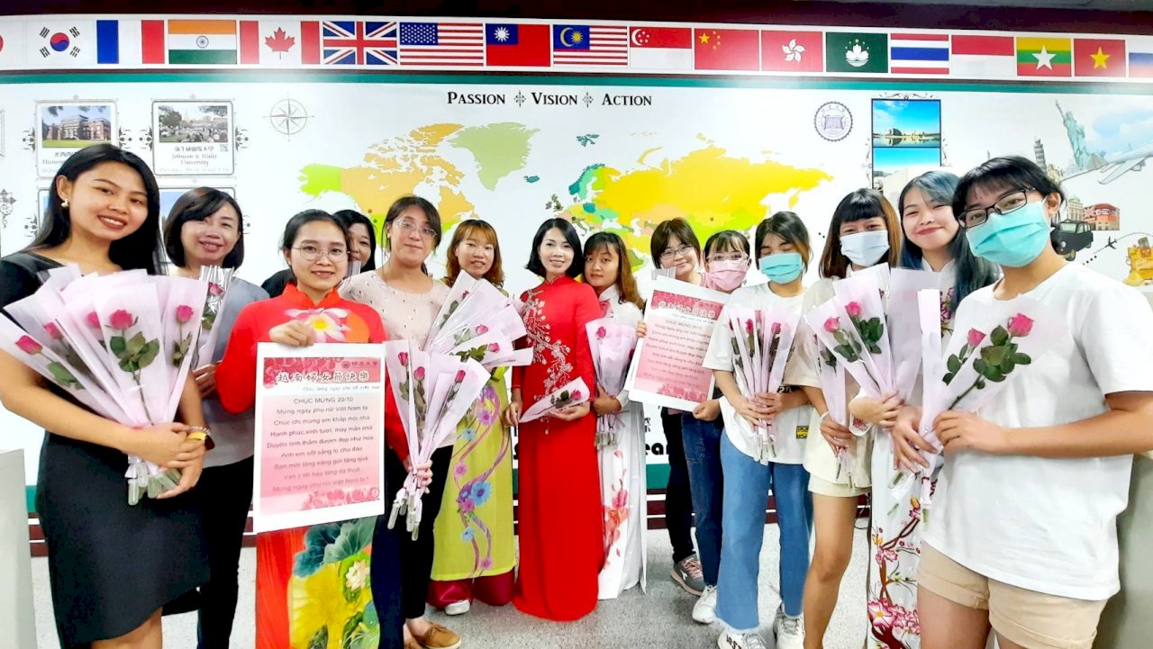 明道大學東南亞文化日 歡度越南婦女節和伊斯蘭教聖紀節