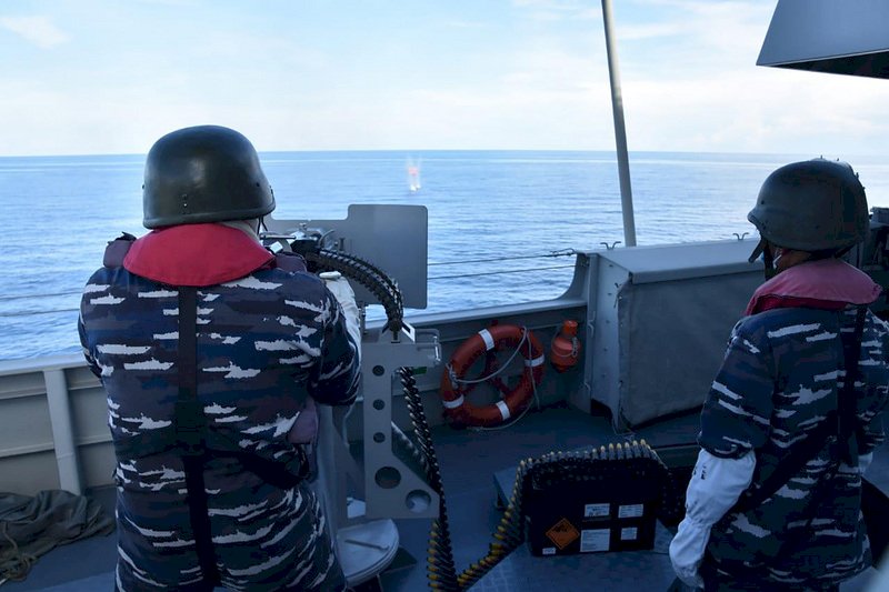印尼與澳洲海上軍演 戰備合作連5擊中標靶