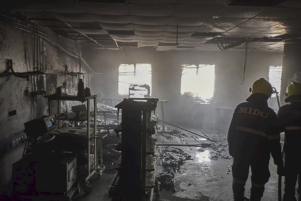 印度醫院火災釀10死7傷 事故原因仍待調查