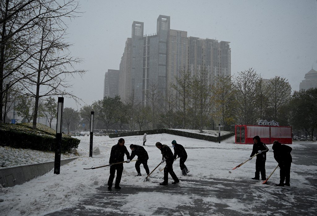 北京6日降初雪  較往年提早23天