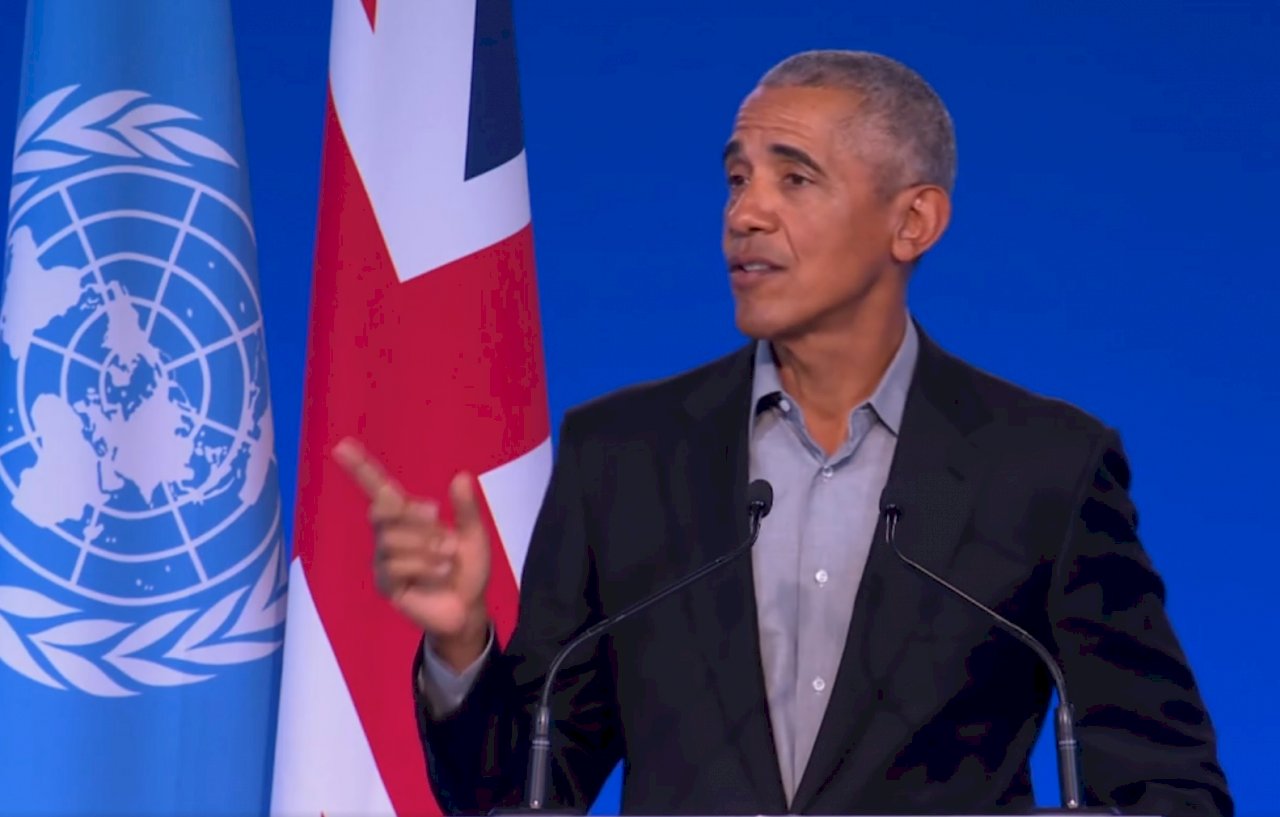 歐巴馬出席COP26 呼籲各國採取更具企圖心行動