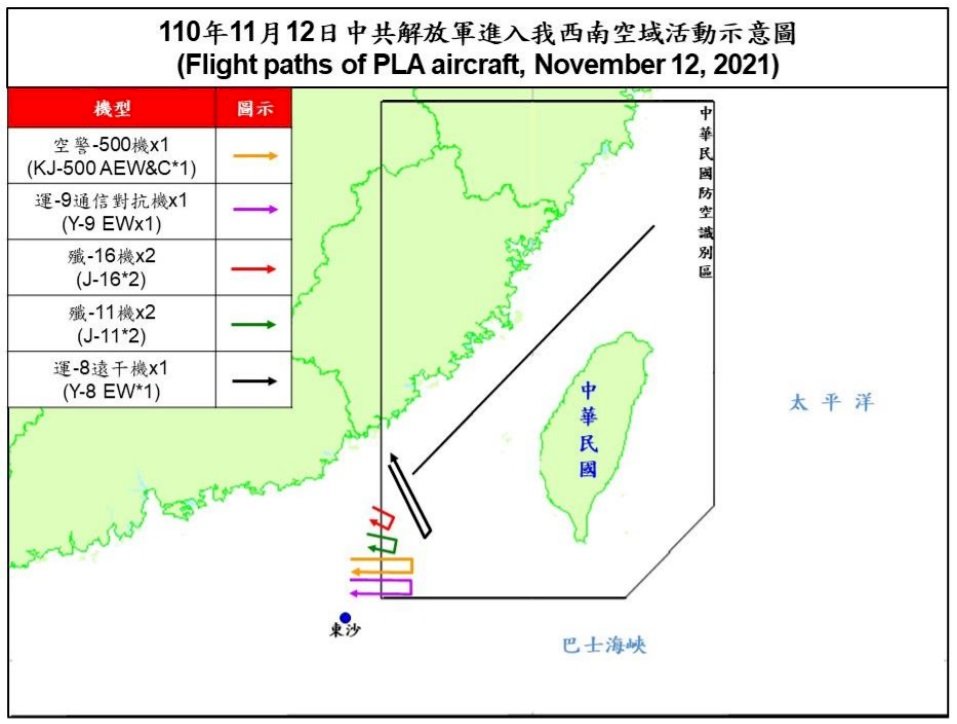 7架共機擾台西南ADIZ 空軍兵力應對