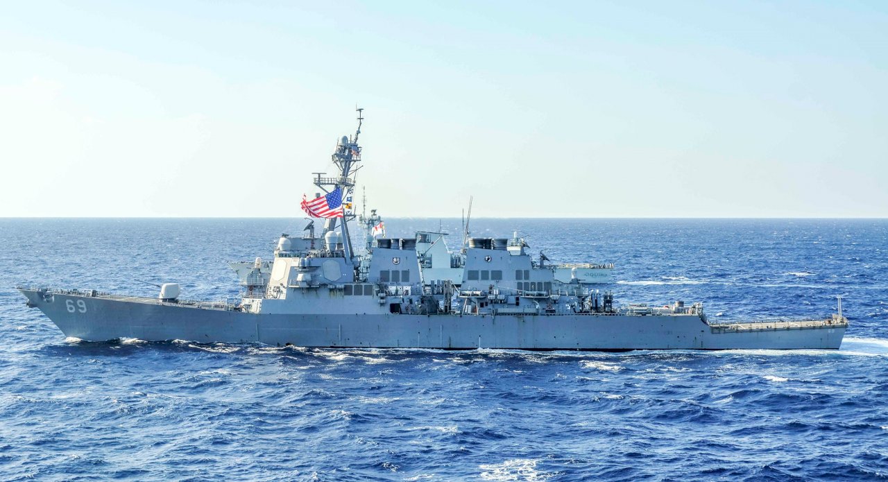 美國展現對印太承諾 米利厄斯號驅逐艦通過台灣海峽