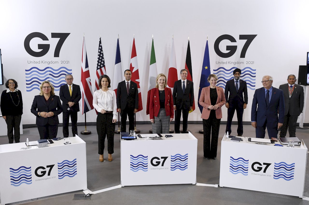 G7外長會議公報 強力警告伊朗和俄羅斯