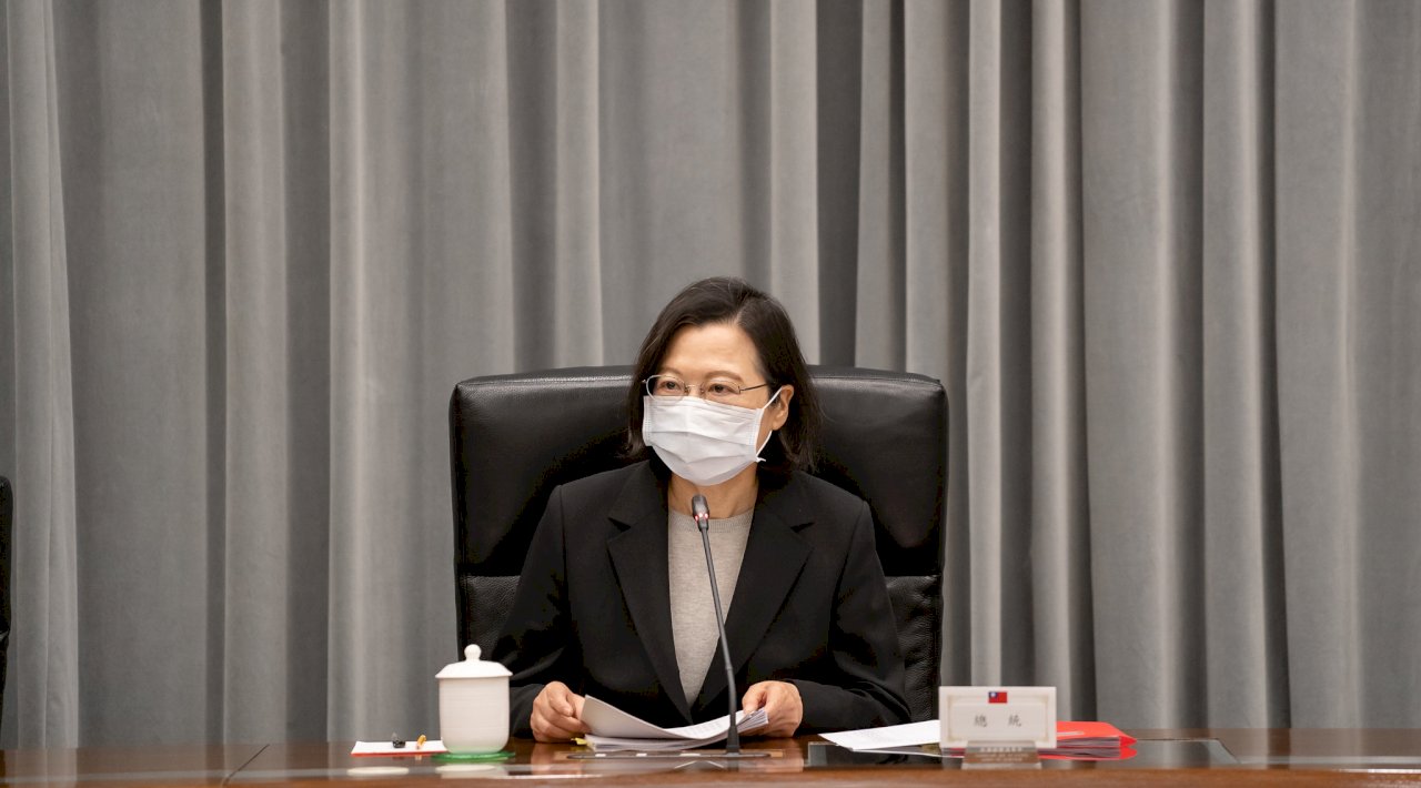 總統召開國安高層會議 因應烏克蘭情勢及春節防疫