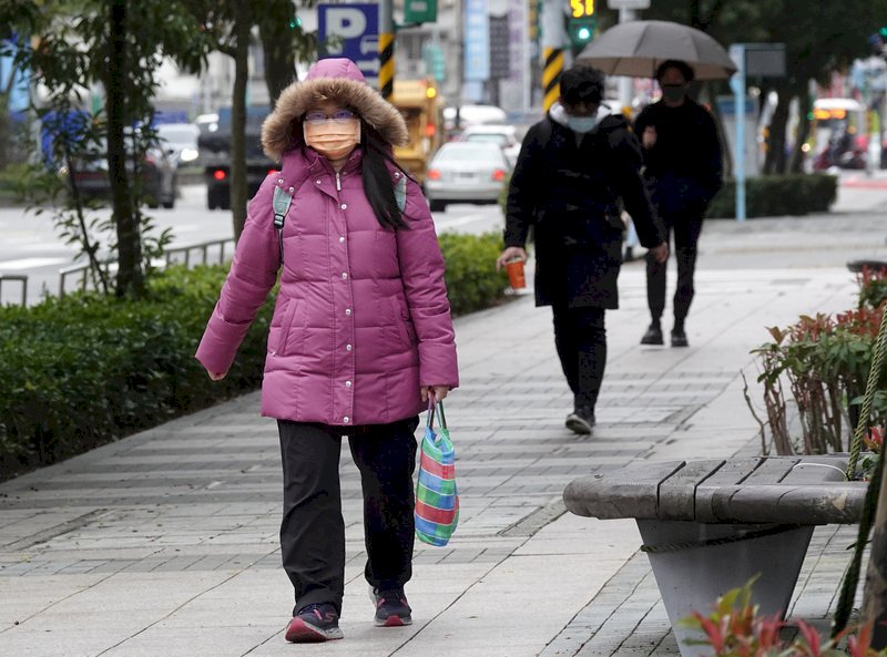 大陸冷氣團影響  台南以北明低溫下探13度