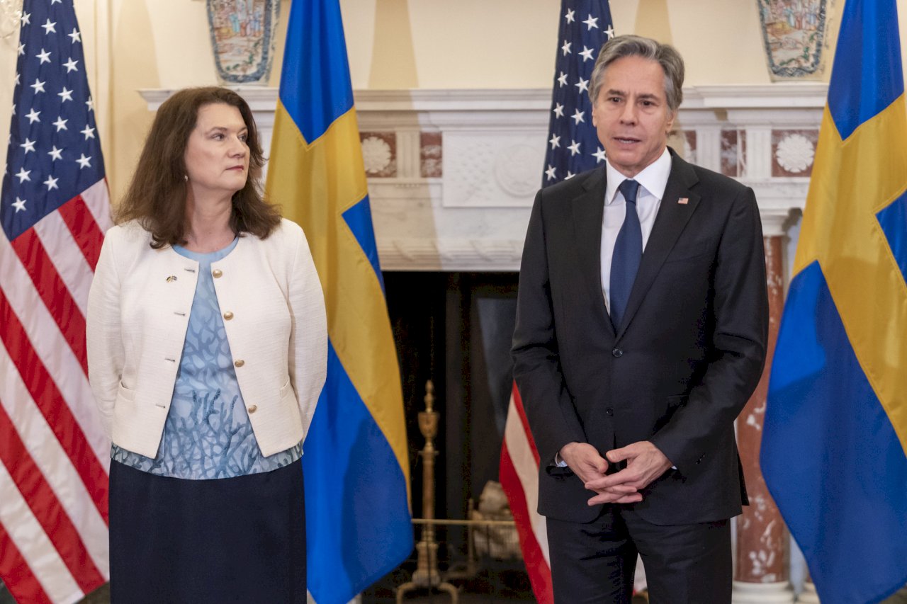 申請加入北約期間 瑞典外長：美國承諾提供安全保證
