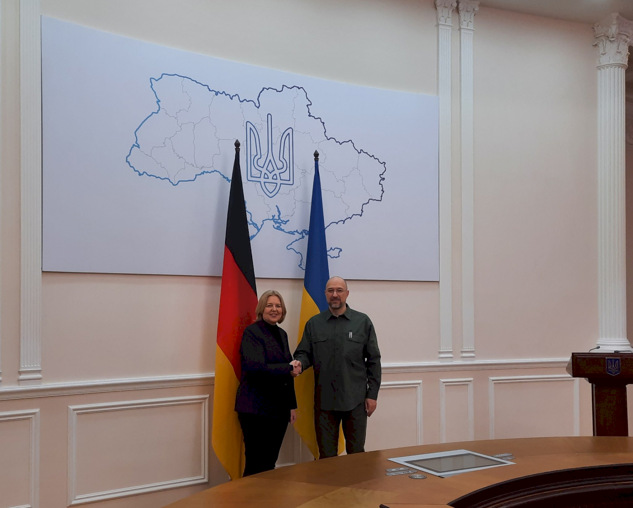 德國會議長抵基輔訪問 討論俄入侵烏克蘭問題