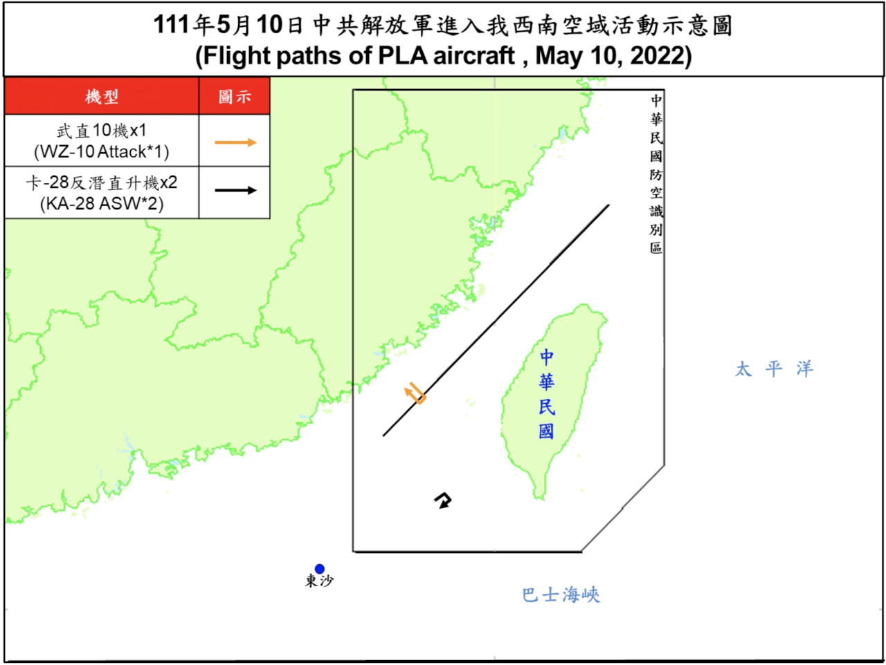 中共3架軍機擾台 空軍巡邏兵力應對