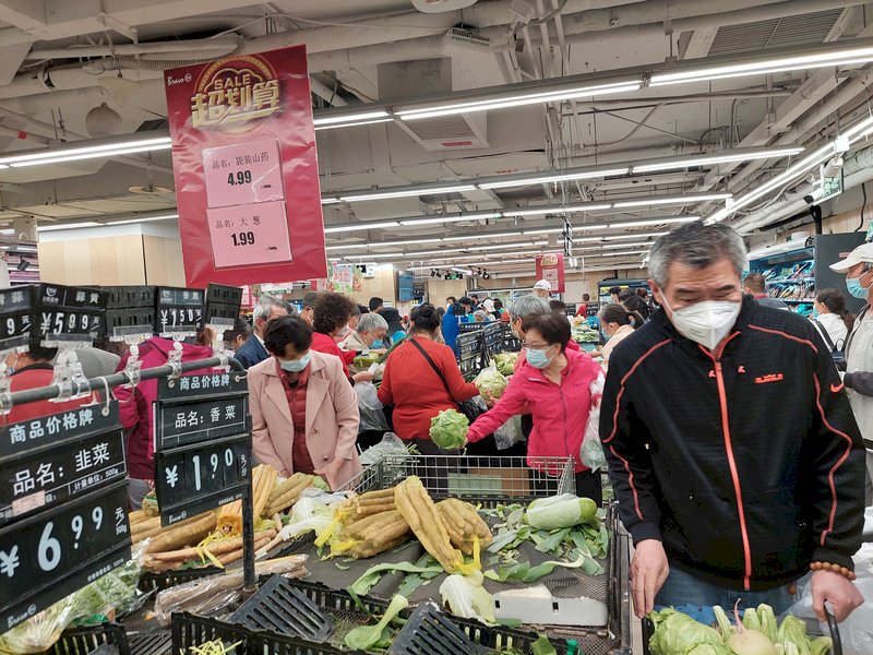 北京超市再現人潮 官方澄清封城靜默是謠言