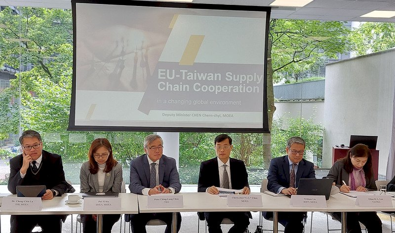 經部次長陳正祺率團拜會歐盟  推動經貿、供應鏈合作