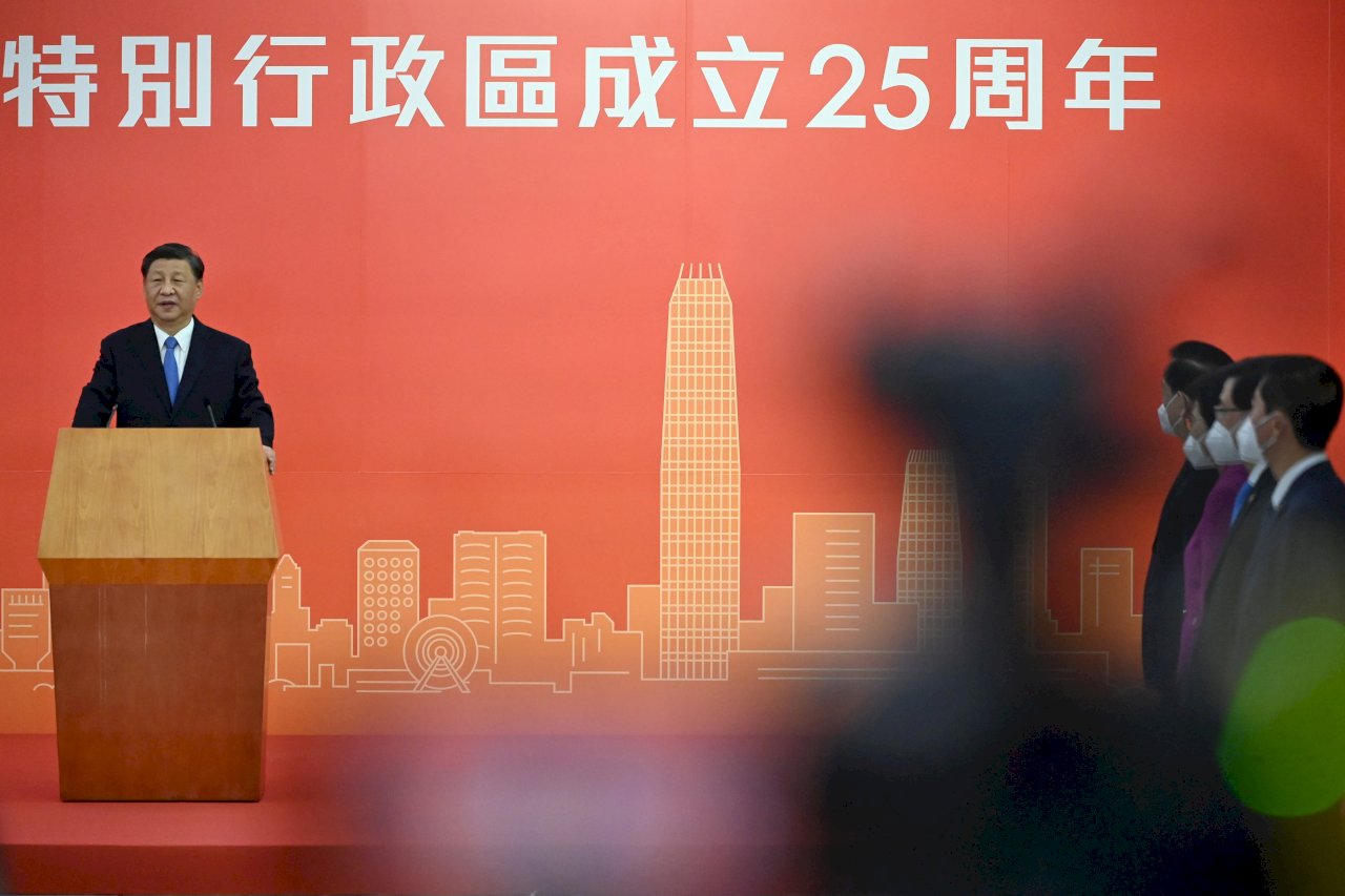 習近平抵達香港 出席「回歸25週年」慶典