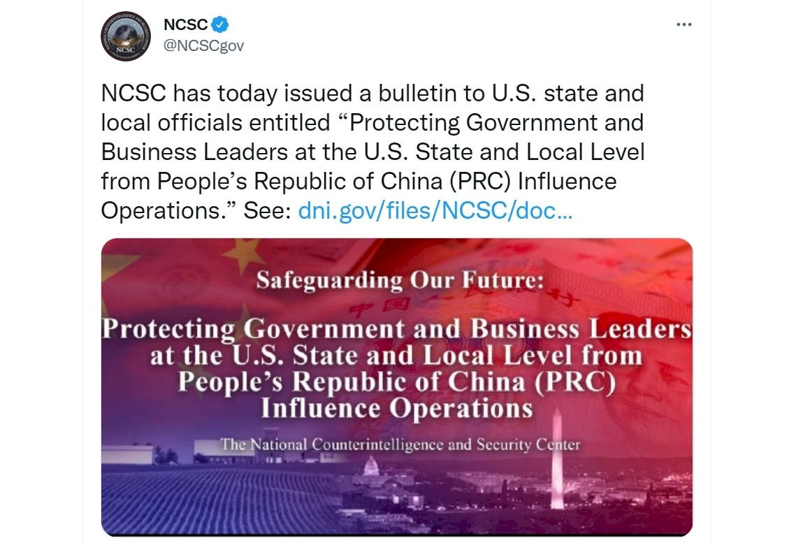 影響美國家政策 美警告：中國加強操縱地方政府官員