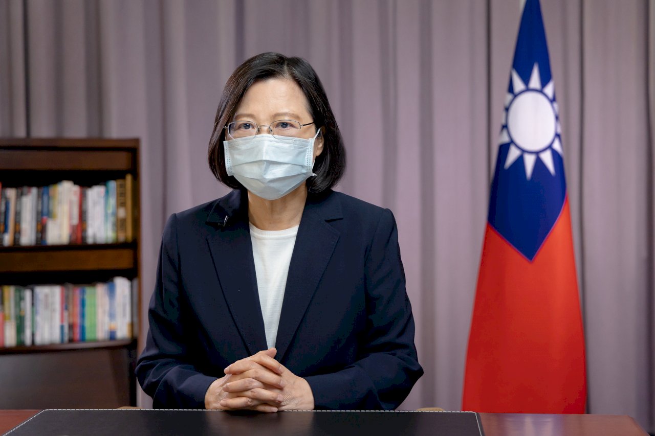 總統:嚴正要求中國理性自制 籲國際社會支持台灣