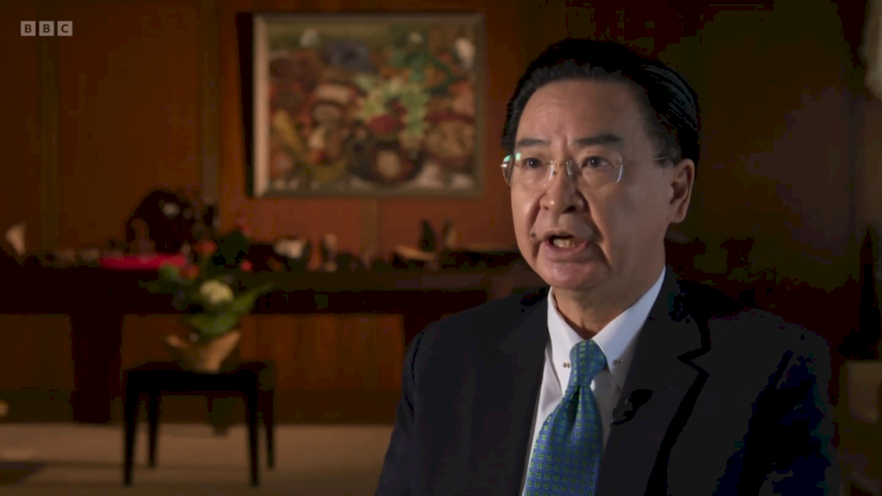 BBC專訪 吳釗燮：中國軍演高度危險、極度挑釁