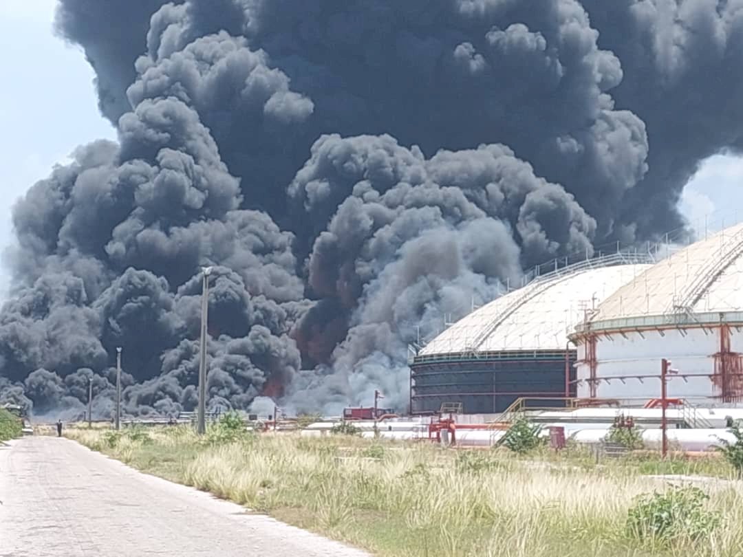 古巴油庫大火延燒 美墨委提供援助