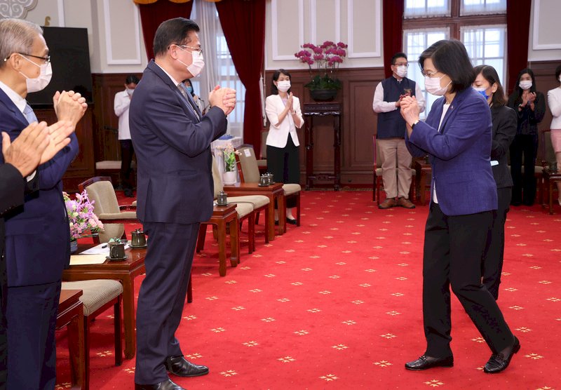 接見品牌金舶獎得主 總統：為台灣帶來進步力量
