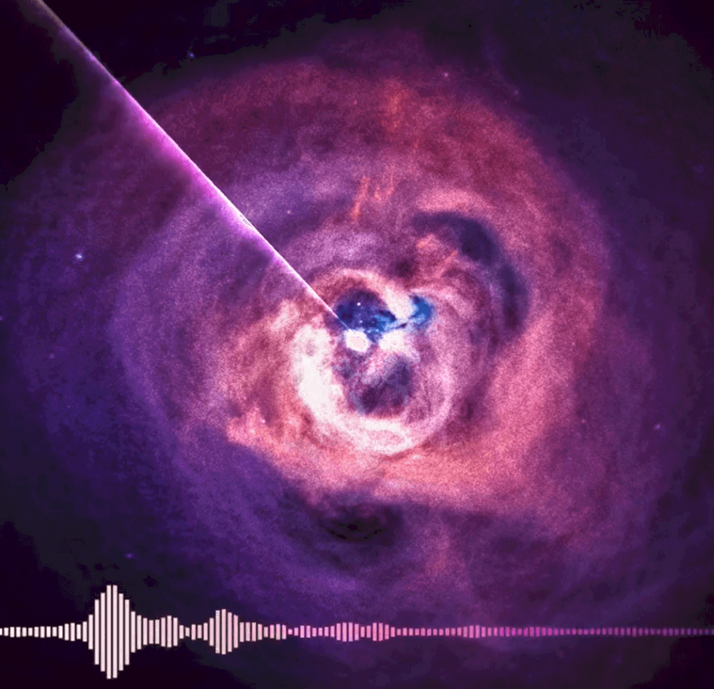 NASA發布黑洞聲波 稱太空中不存在聲音是誤解