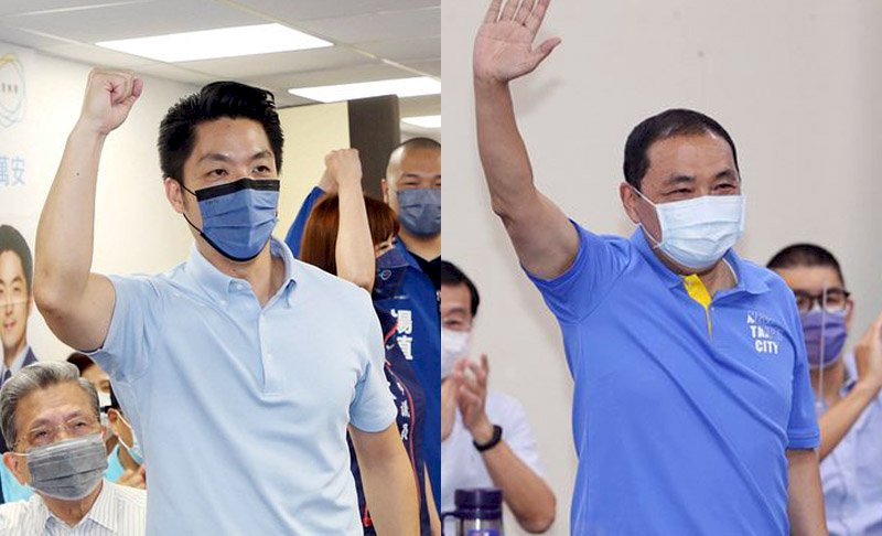 蔣萬安、侯友宜登記參選 均選擇年輕人陪同