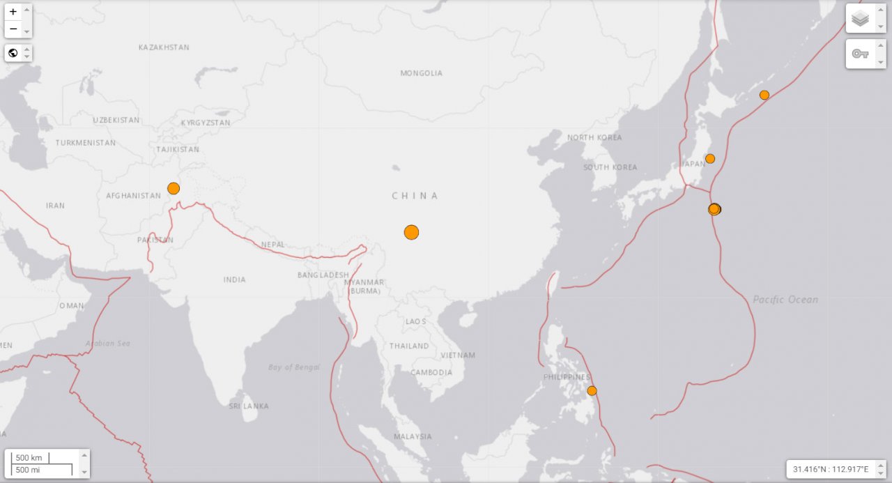 四川瀘定地震規模6.8 成都有感尚無傷亡傳出