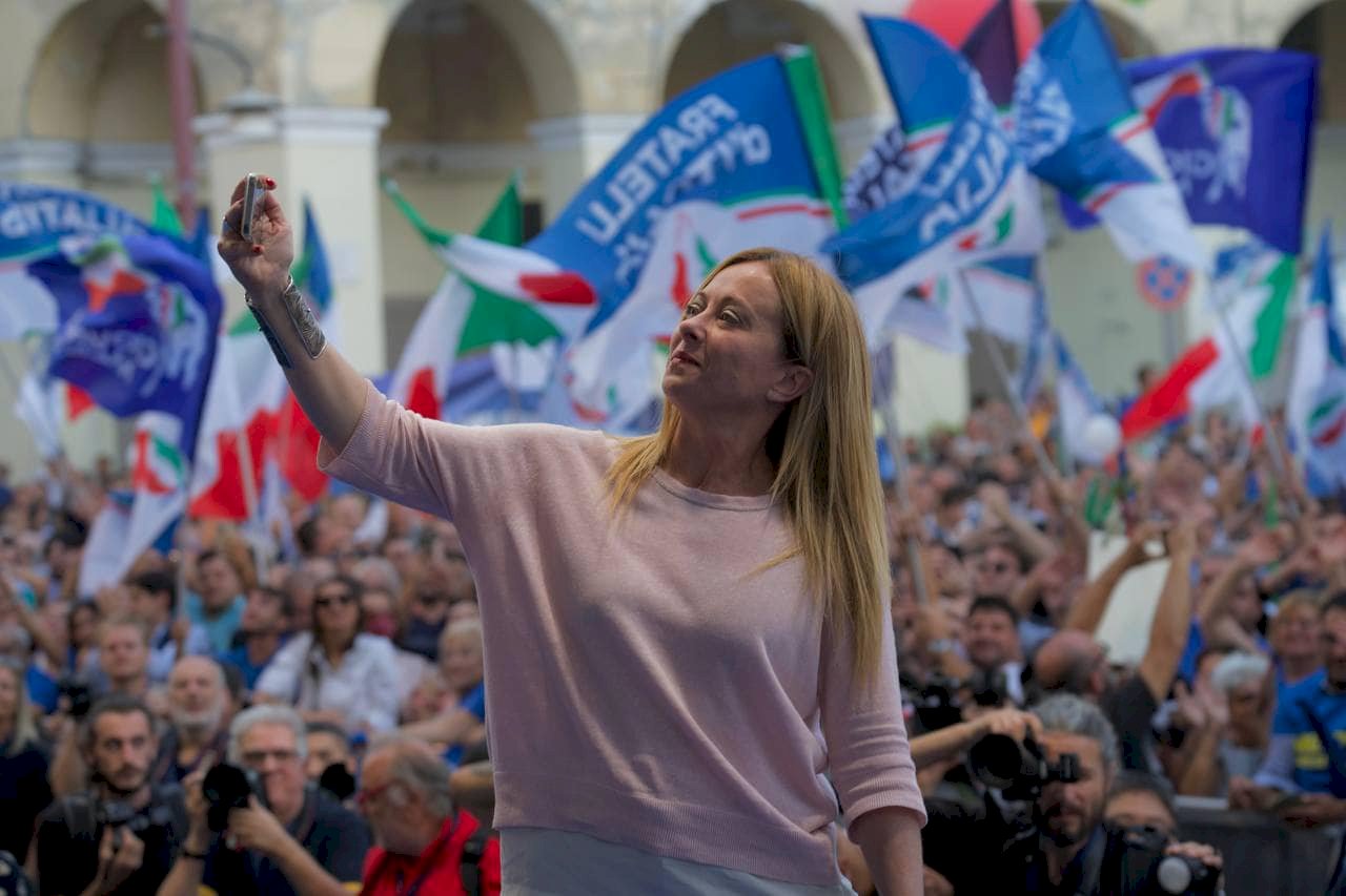 義大利極右新總理 梅洛尼：烏克蘭可依靠新政府支持