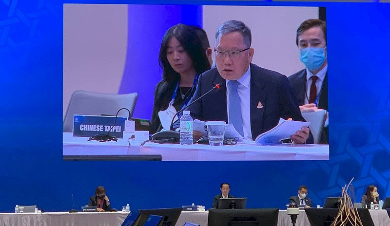 蘇建榮出席APEC財長會議 分享台灣開放手機報稅經驗