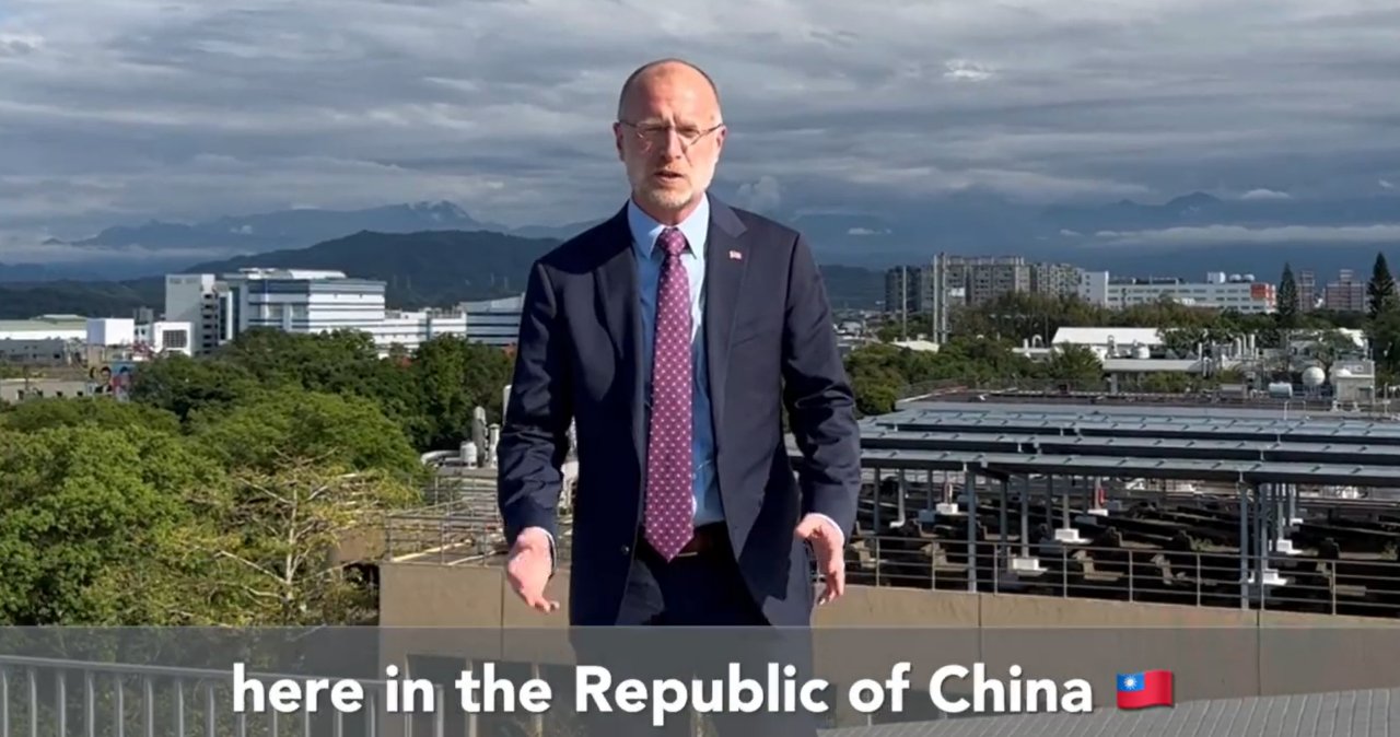 美FCC委員訪台影片秀ROC國名國旗  籲全力挺台