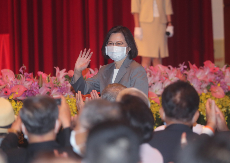 工總憂台海局勢 蔡總統：努力維持兩岸和平穩定