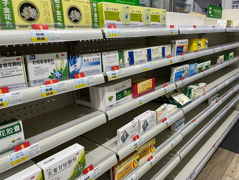 退燒藥大缺貨 上海掀起搶購潮