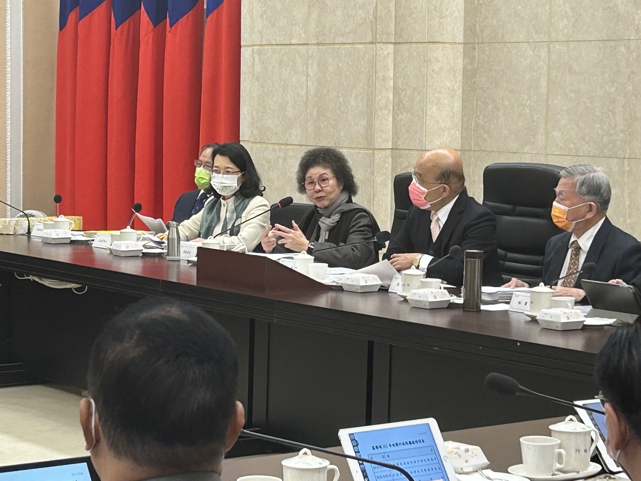 監院巡察政院 蘇貞昌：深刻檢討選舉結果繼續努力
