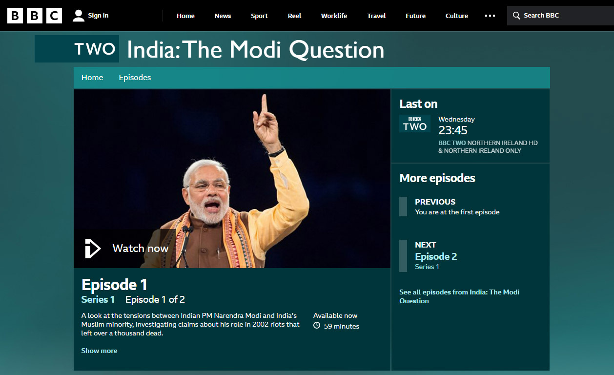 BBC紀錄片惹議 印度封鎖影片連結