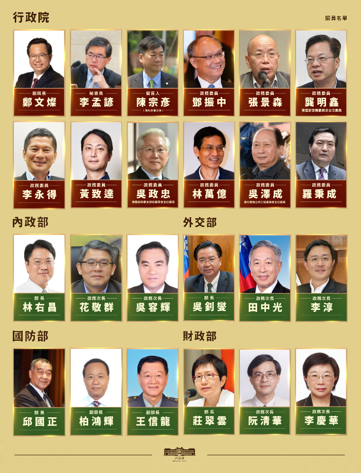 新內閣上路 用人重政策延續且持穏