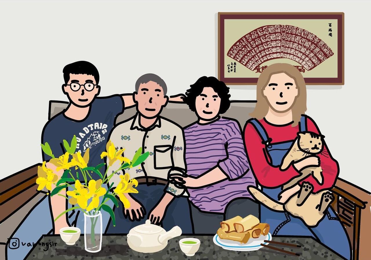 以畫換飯！到台灣人家做客 香港政治漫畫家vawongsir不避諱聊政治