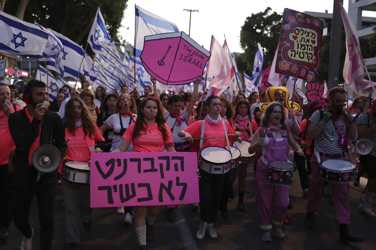 以色列抗議司改運動持續 進入第15週