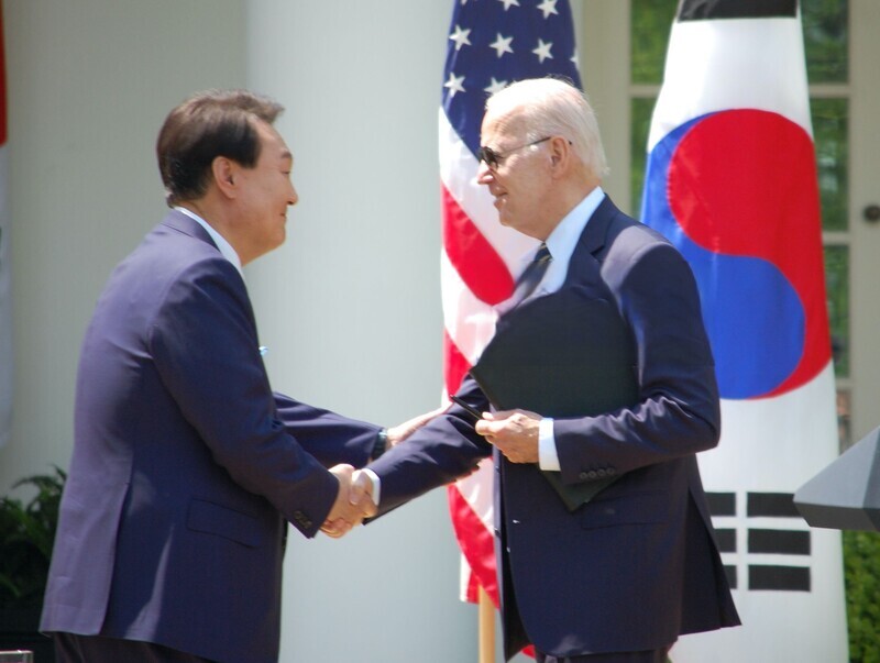 美韓領袖聯合聲明 重申台海和平穩定不可或缺