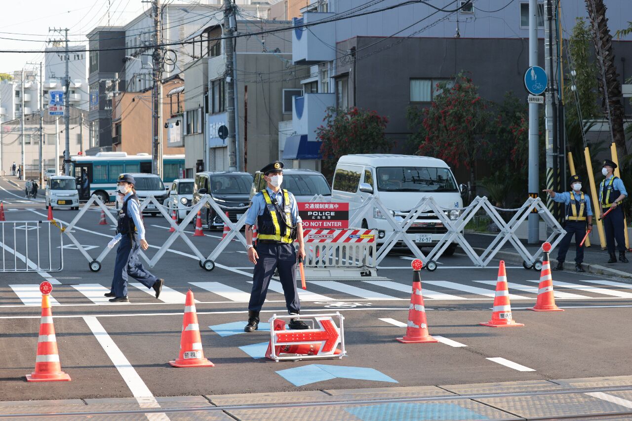 G7峰會登場在即 日本廣島加強警力維安