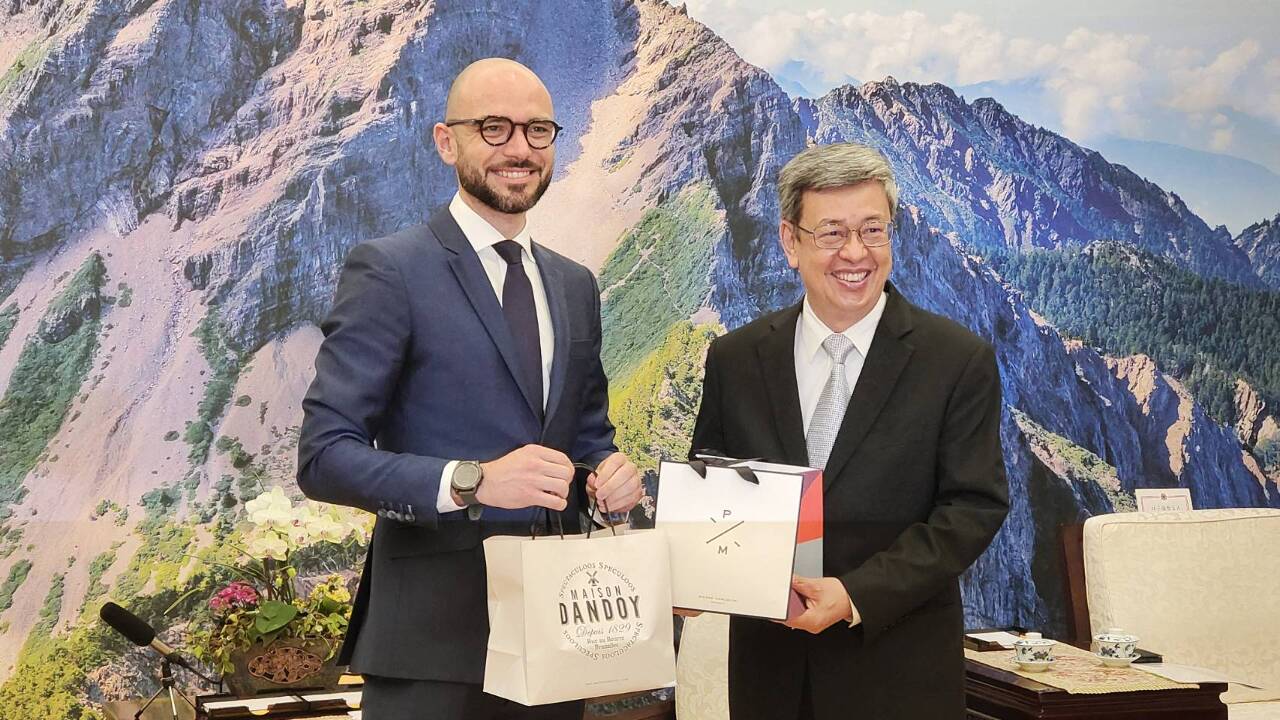 接見跨黨派訪團 陳建仁感謝比利時挺台參與WHA