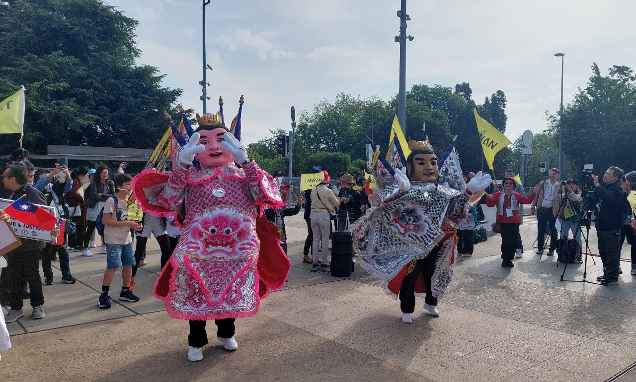 WHA未受邀 台灣團體日內瓦遊行發聲