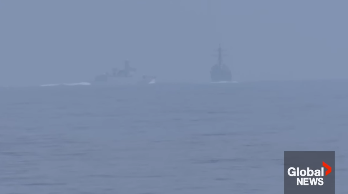 共軍再挑釁！加媒目睹中國船隻在台海險撞美驅逐艦(影)