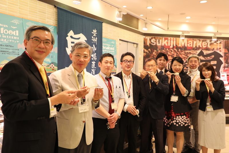 頂級台灣龍膽石斑 首度賣入東京晴空塔鮮魚店