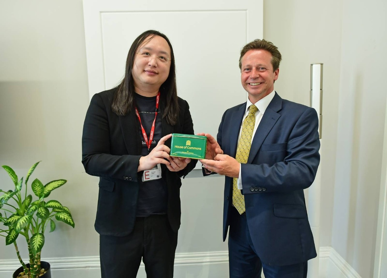 唐鳳拜會英國商貿副部長 深化台英數位合作契機