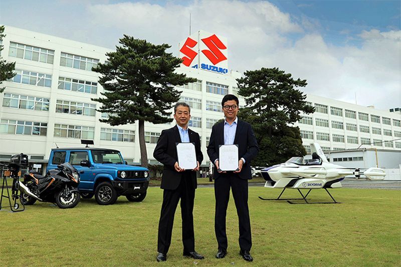 日本鈴木與SkyDrive合作 生產「飛行車」
