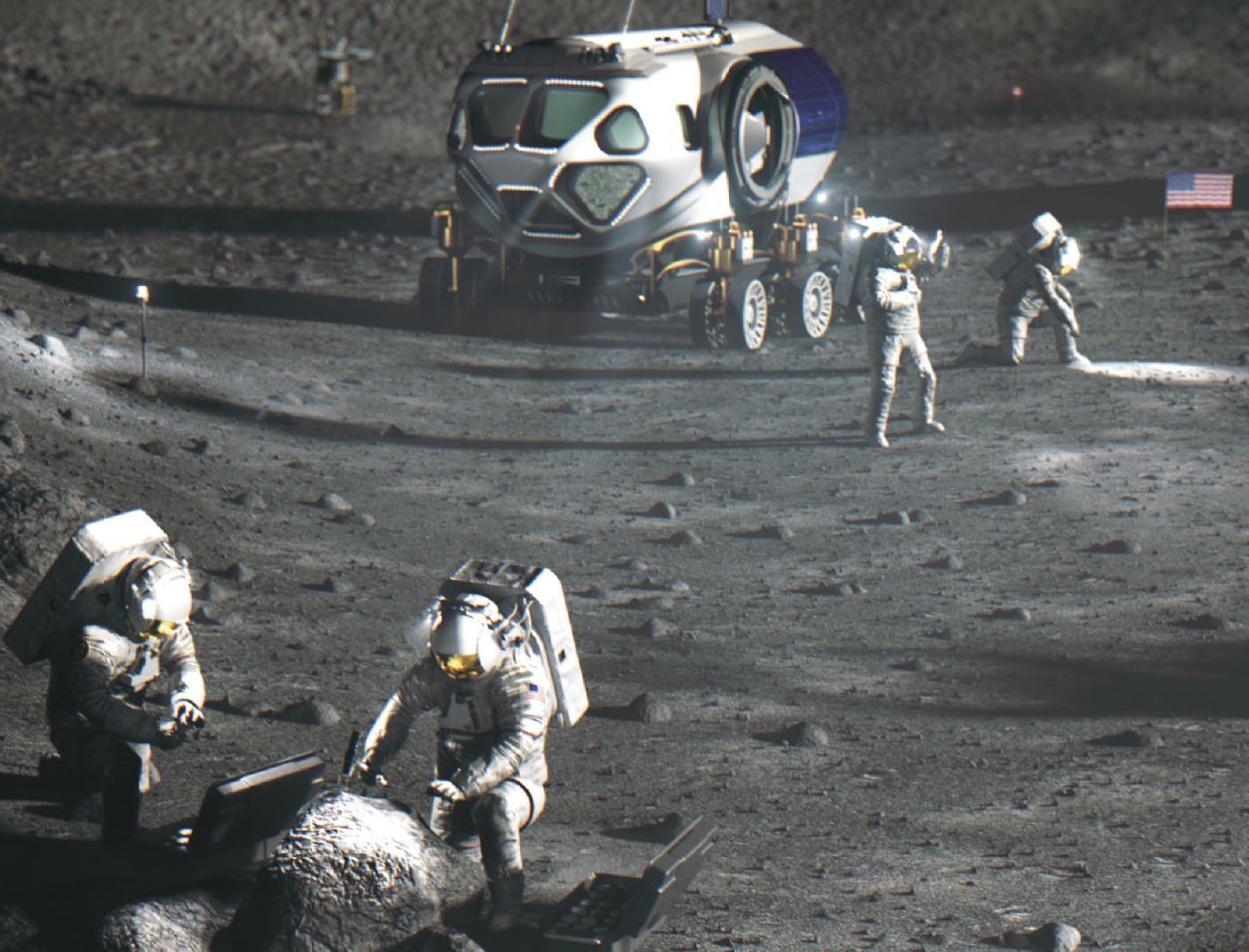 NASA開發月球資源 2032開挖月球土壤