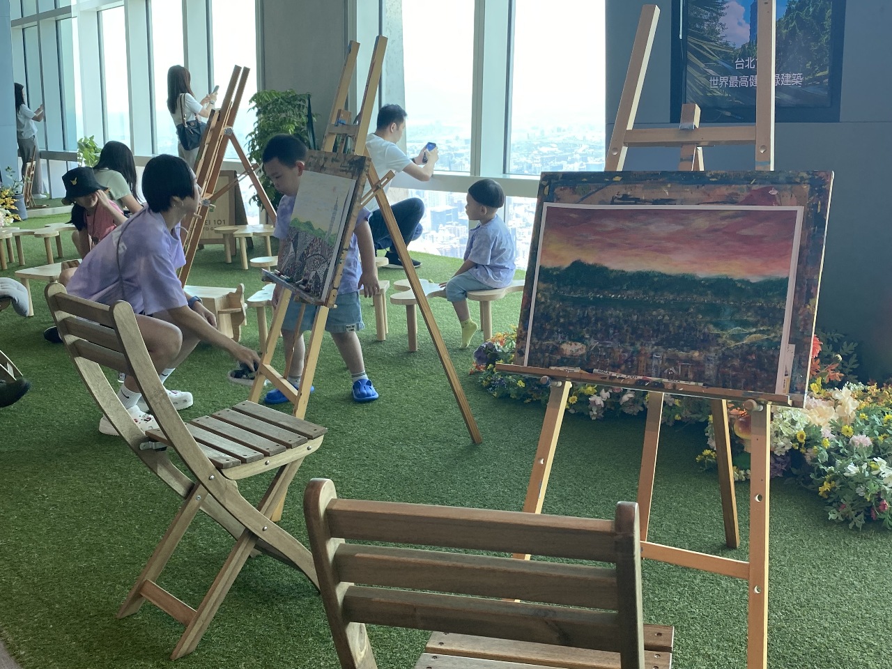 迎疫後國際旅客 台北101首推「印象台北」國際繪畫賽