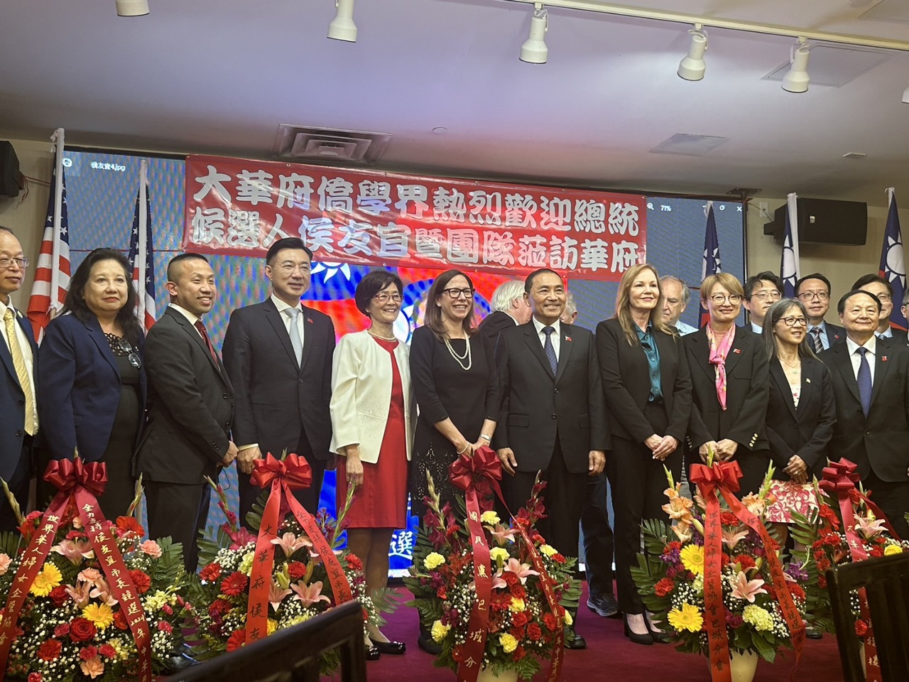 華府僑宴 侯友宜盼台美友誼深厚助台有實力確保和平