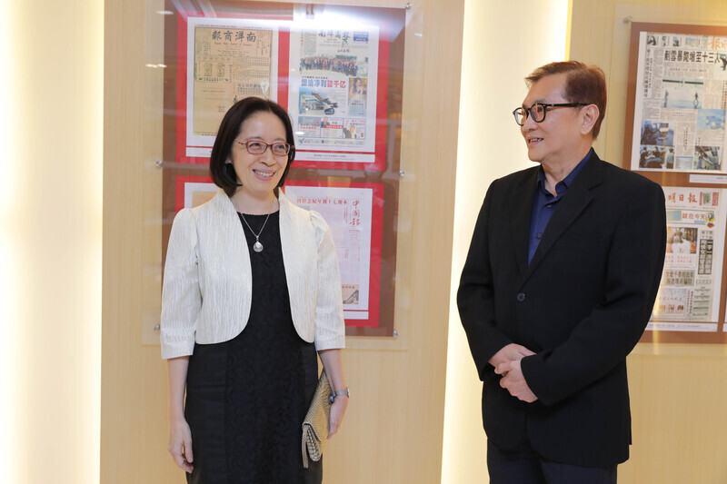 駐馬來西亞代表拜訪星洲日報 盼報導台灣良善力量