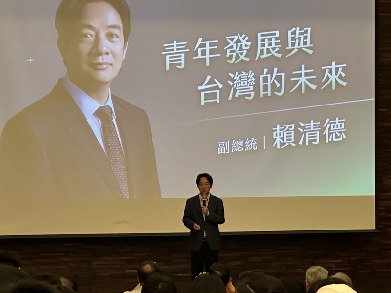 校園演講學生提戰爭議題 賴清德：以備戰達到避戰