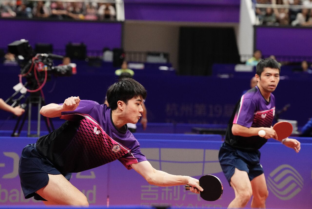 杭州亞運／神奇逆轉！莊智淵林昀儒擊敗中國 保底銅牌